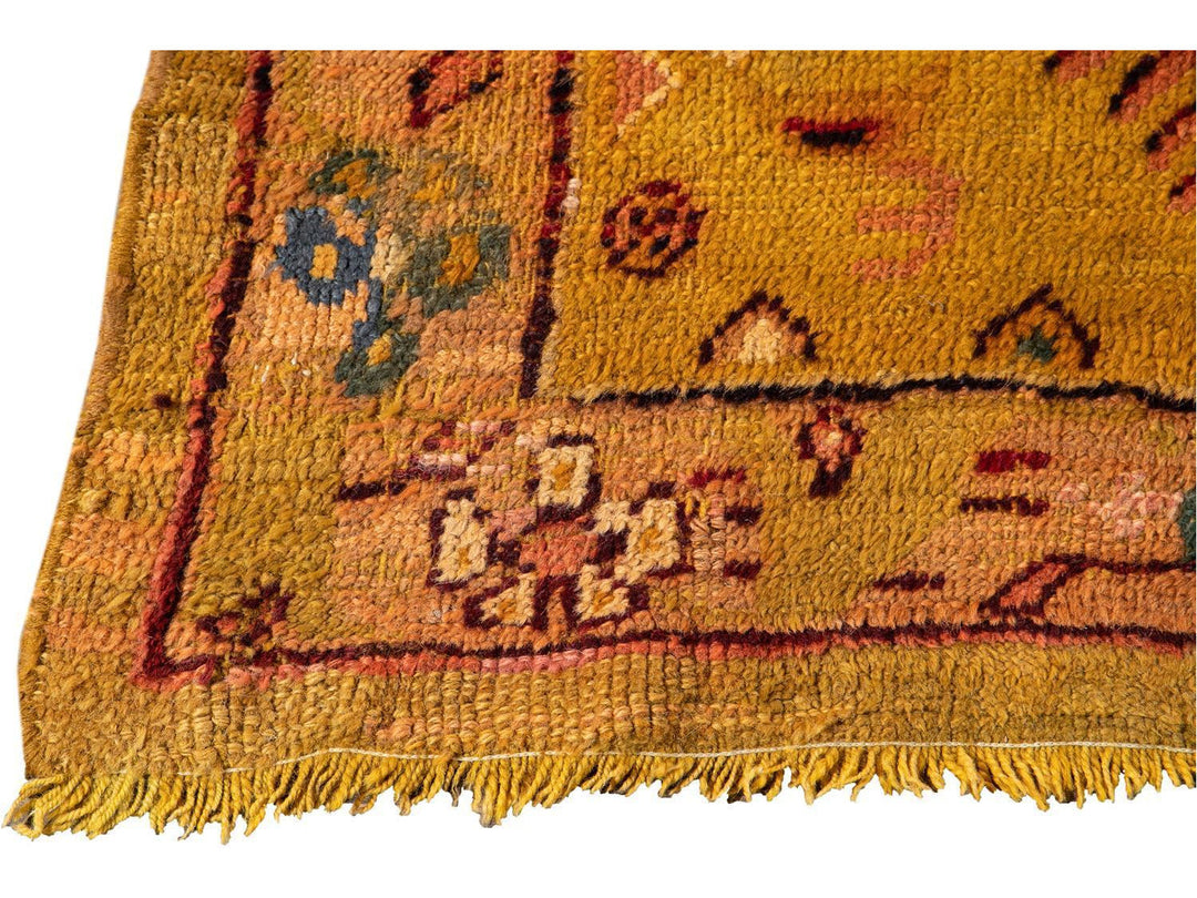 Late-19th Century Vintage Oushak Wool Rug 15' X 16'