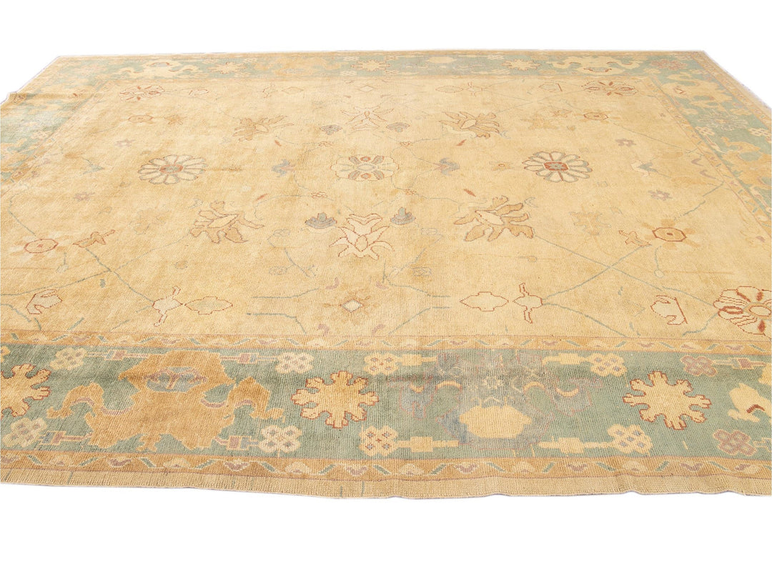 21st Century Modern Oushak Wool Rug 11 X 15