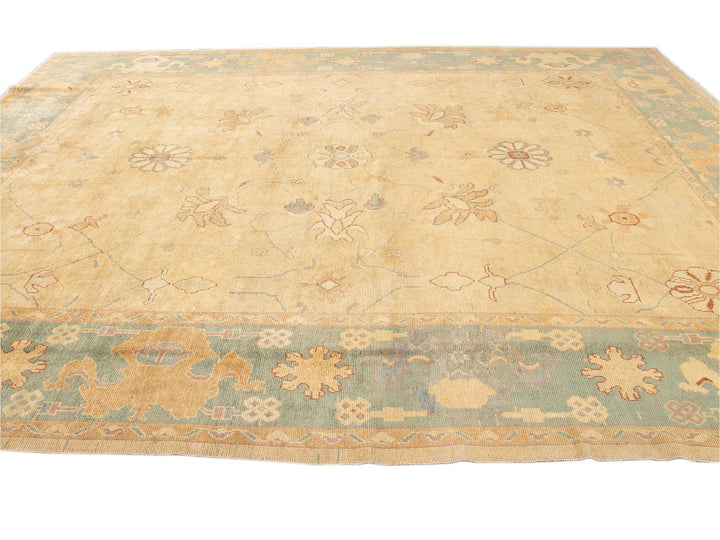 21st Century Modern Oushak Wool Rug 11 X 15