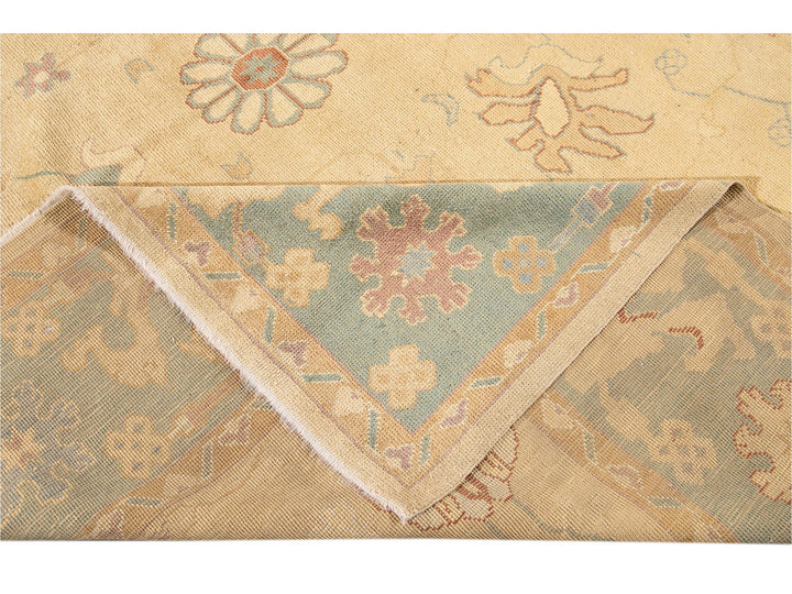 21st Century Modern Oushak Wool Rug 11 X 15