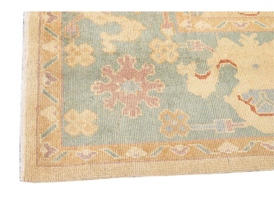 21st Century Modern Oushak Wool Rug 11 X 15