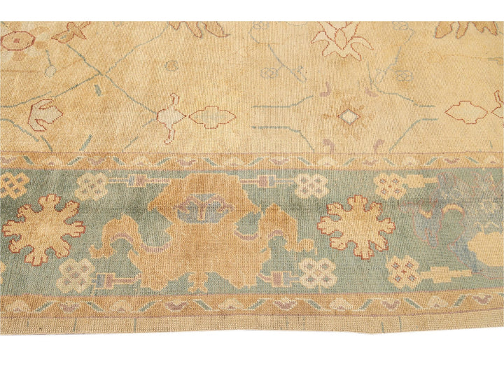 21st Century Modern Oushak Wool Rug 11 X 15