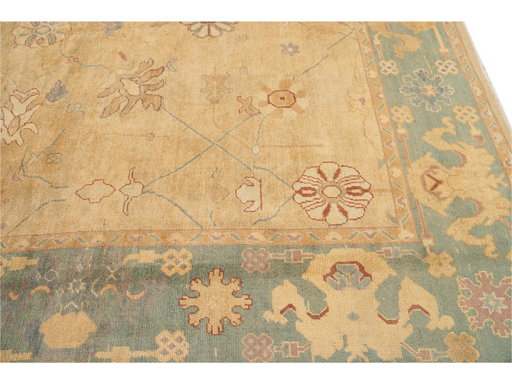 21st Century Modern Oushak Wool Rug 11 X 15