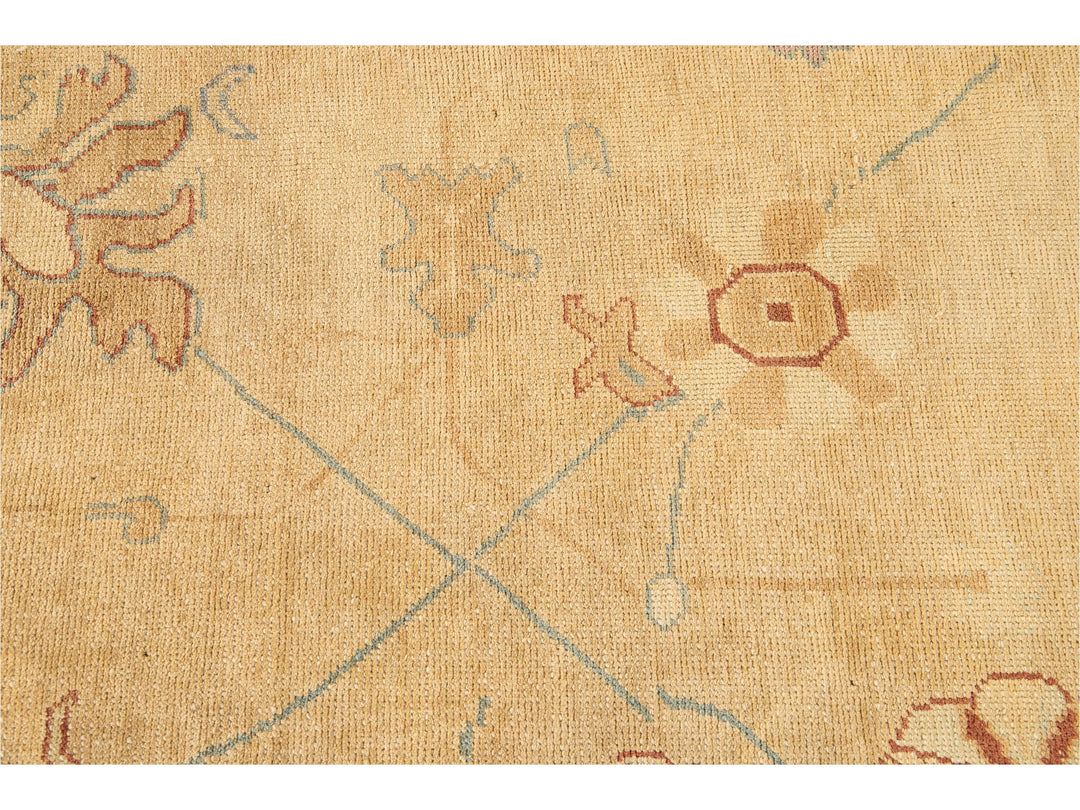 21st Century Modern Oushak Wool Rug 11 X 15