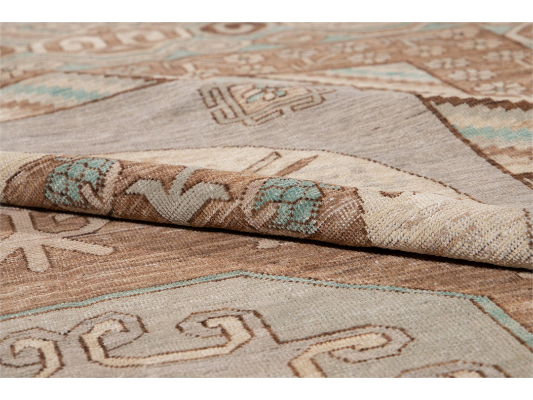 Modern Khotan Style Wool Rug 12 X 15