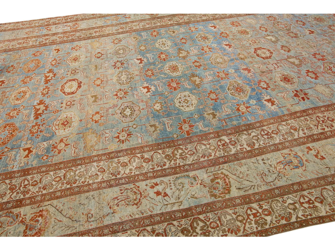 Antique Malayer Wool Rug 10 X 18