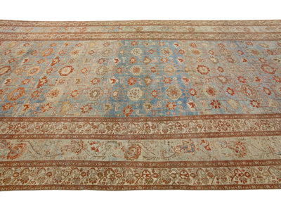 Antique Malayer Wool Rug 10 X 18