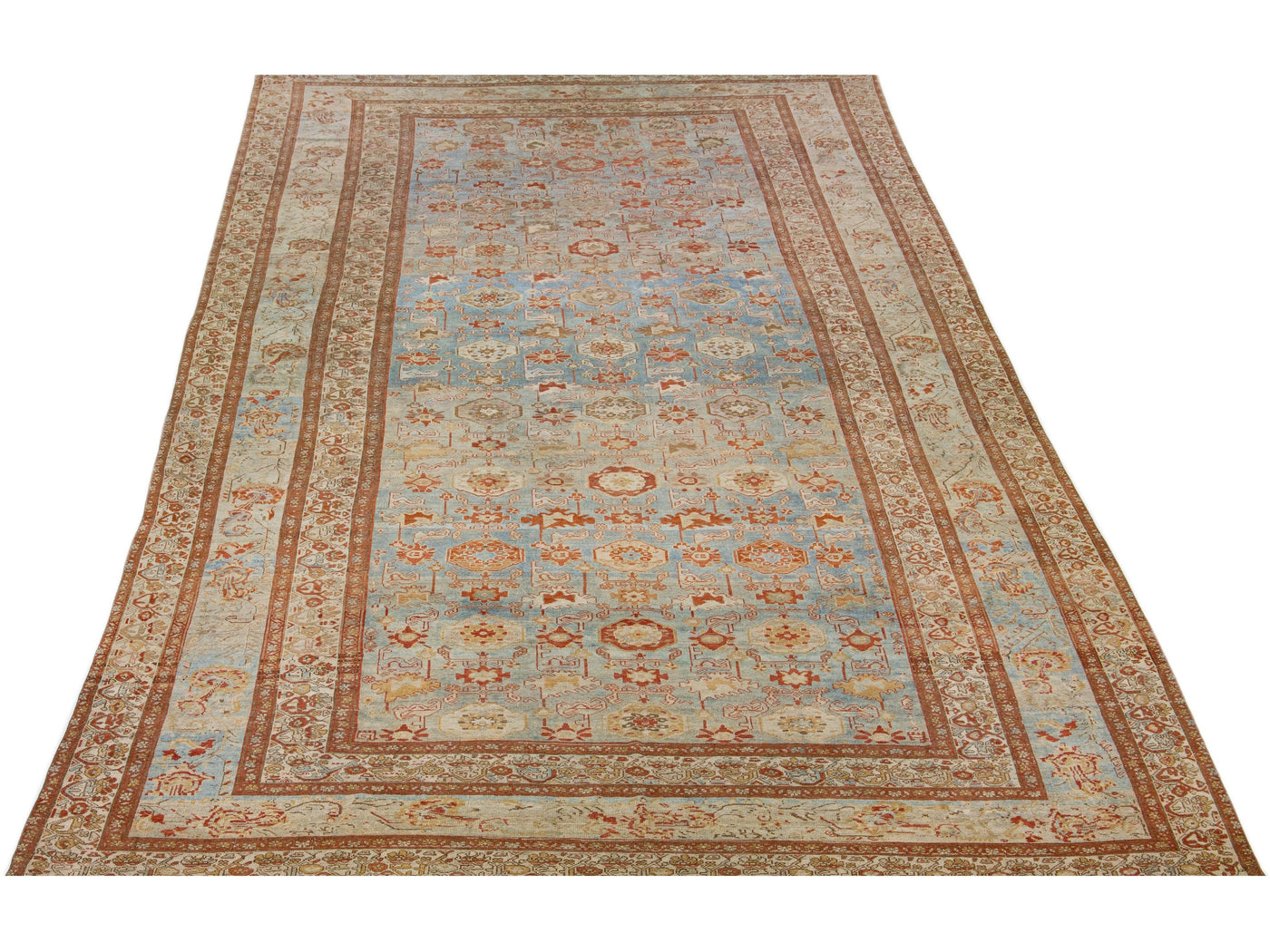 Antique Malayer Wool Rug 10 X 18