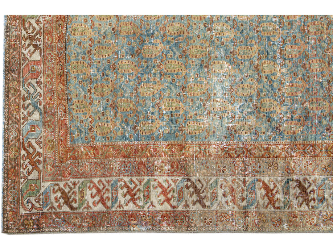 Antique Malayer Wool Rug 6 X 11