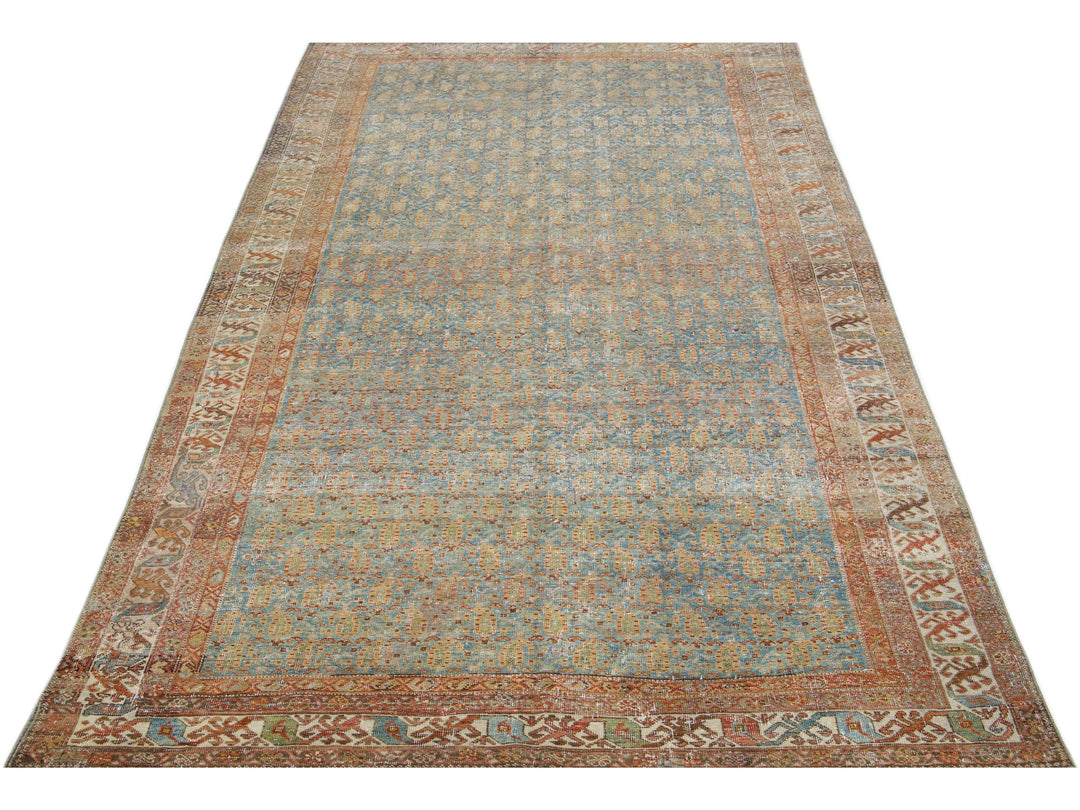 Antique Malayer Wool Rug 6 X 11