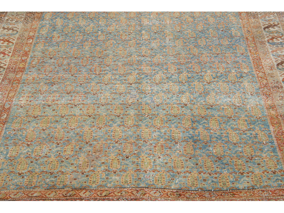 Antique Malayer Wool Rug 6 X 11