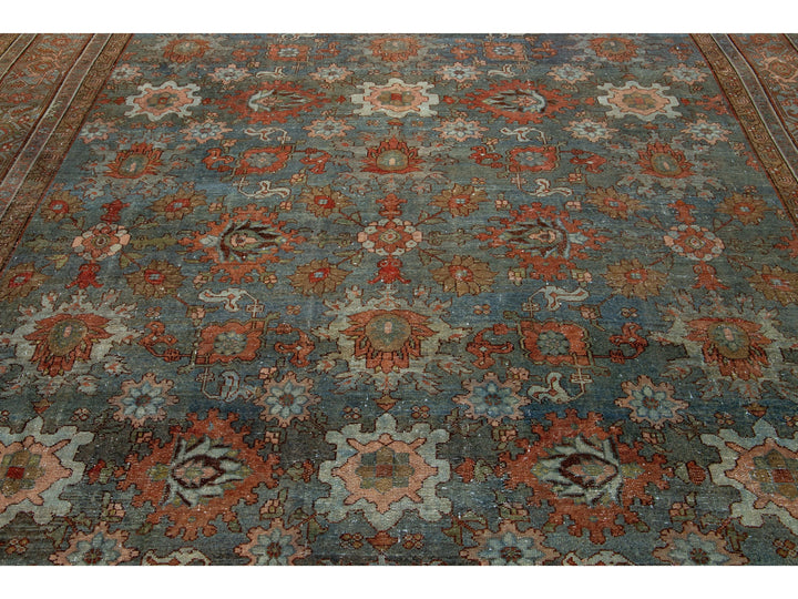 Antique Malayer Wool Rug 11 X 14