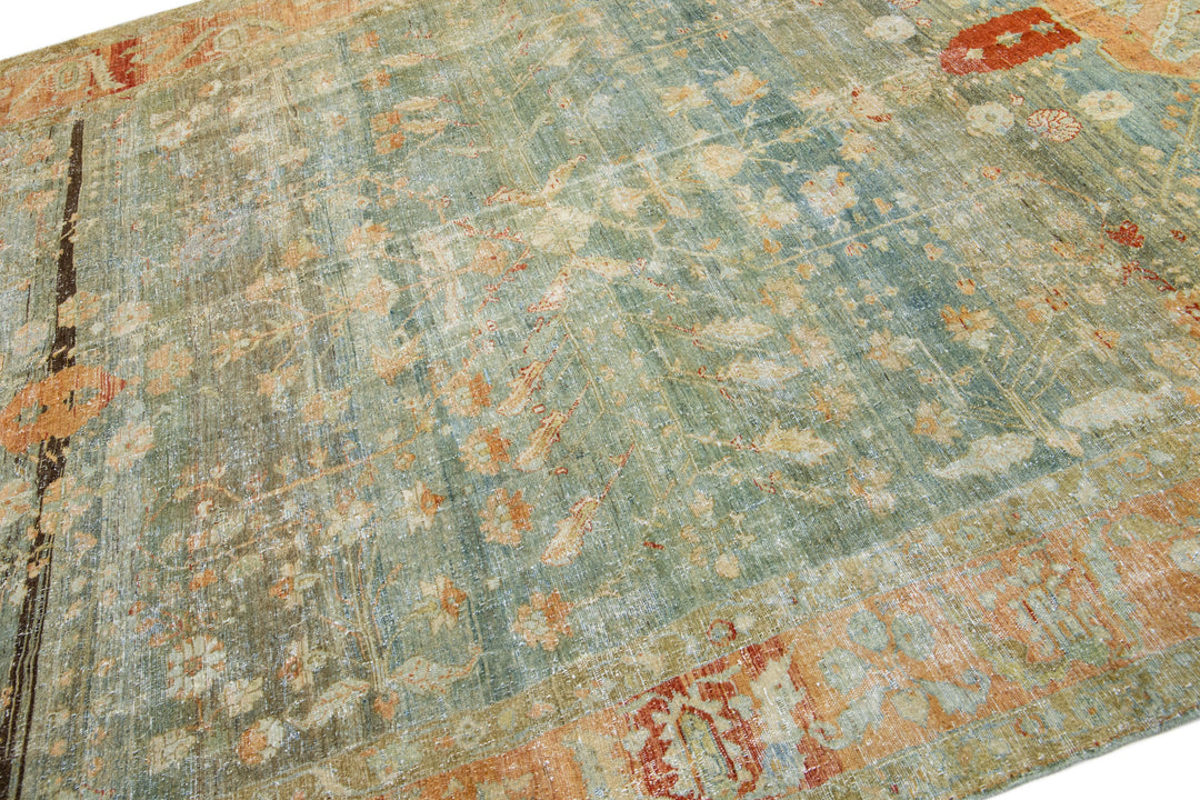 Antique Persian Malayer Rug 9 X 10