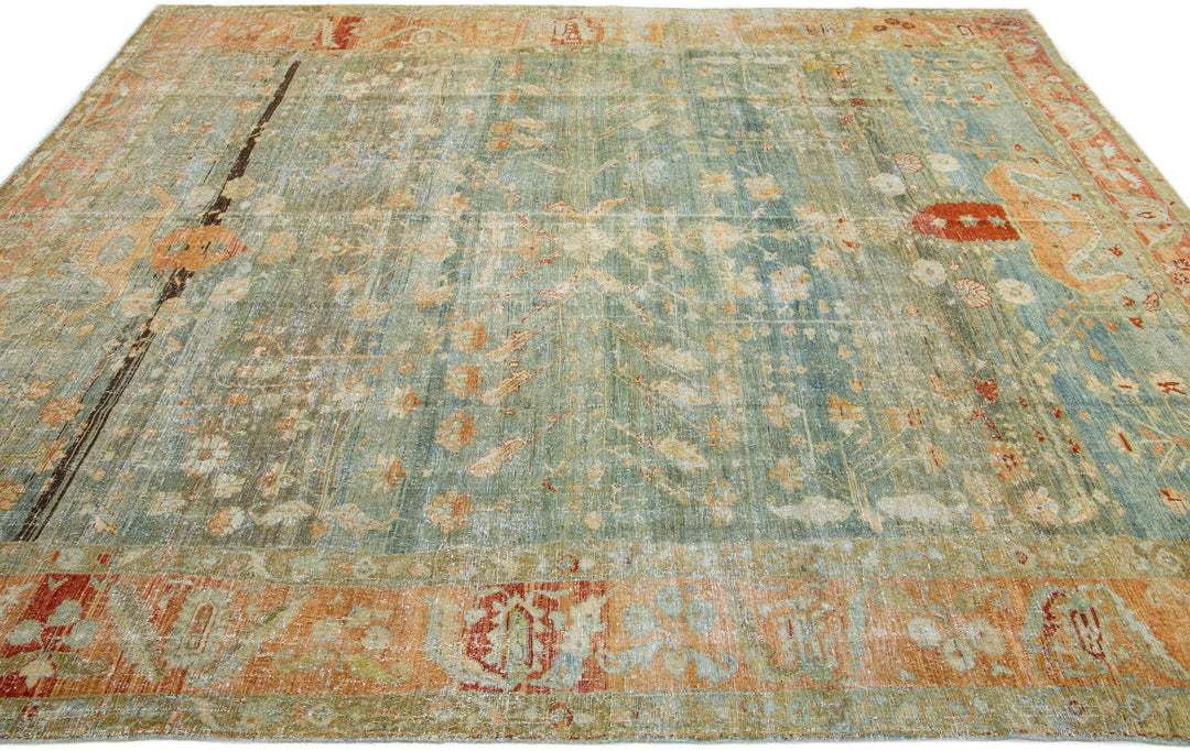 Antique Persian Malayer Rug 9 X 10