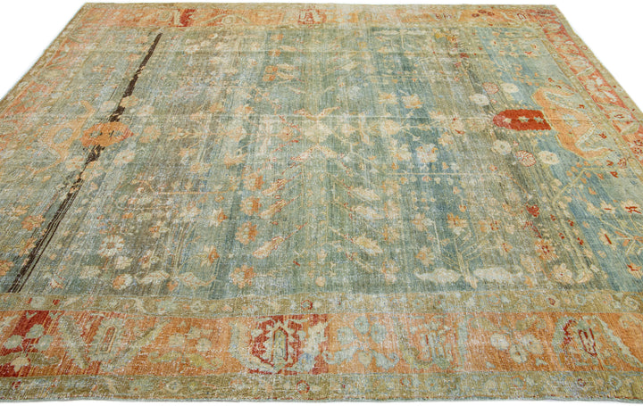 Antique Persian Malayer Rug 9 X 10