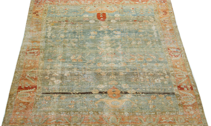 Antique Persian Malayer Rug 9 X 10