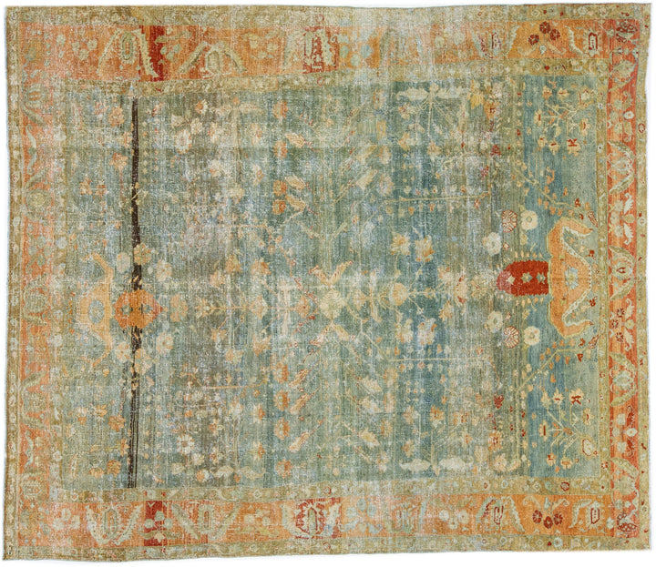 Antique Persian Malayer Rug 9 X 10