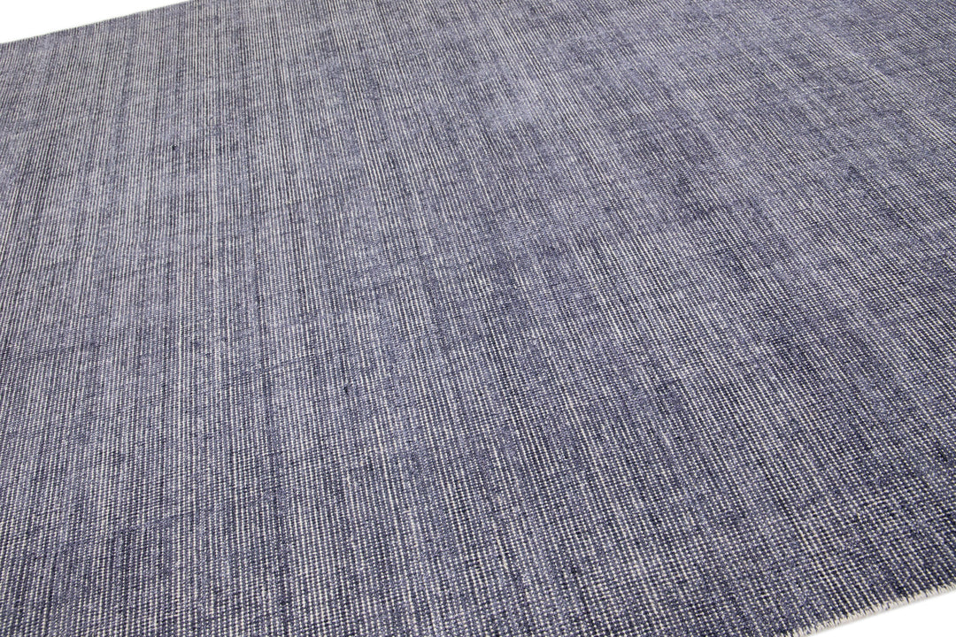 Modern Bamboo & Silk Groove Rug 8 X 10