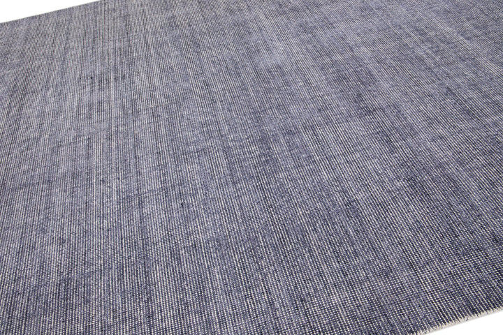 Modern Bamboo & Silk Groove Rug 8 X 10