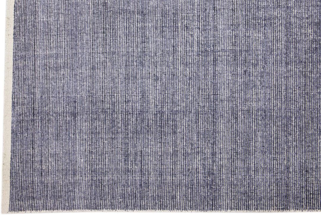 Modern Bamboo & Silk Groove Rug 8 X 10