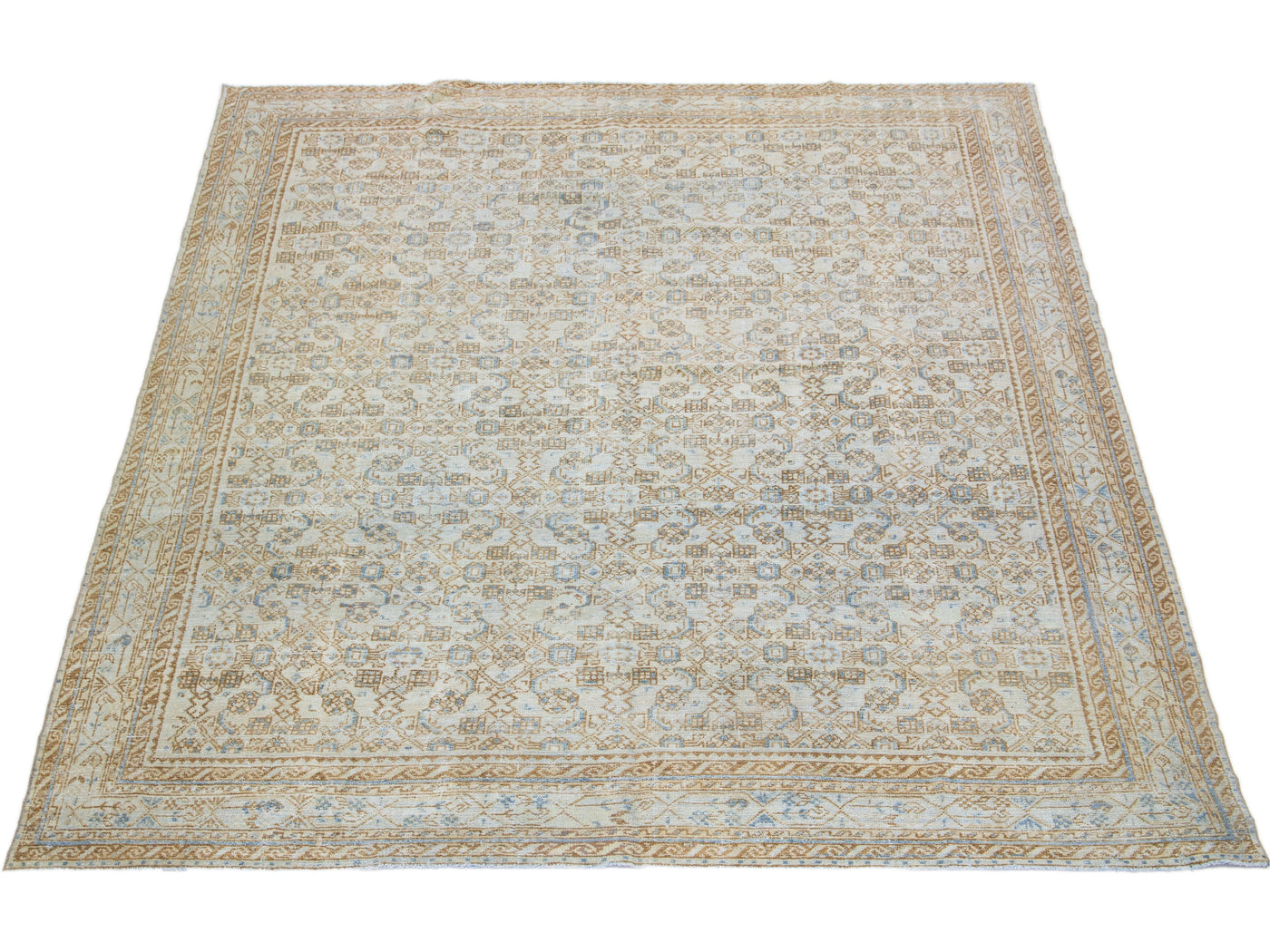 Antique Mahal Wool Rug 8 X 10