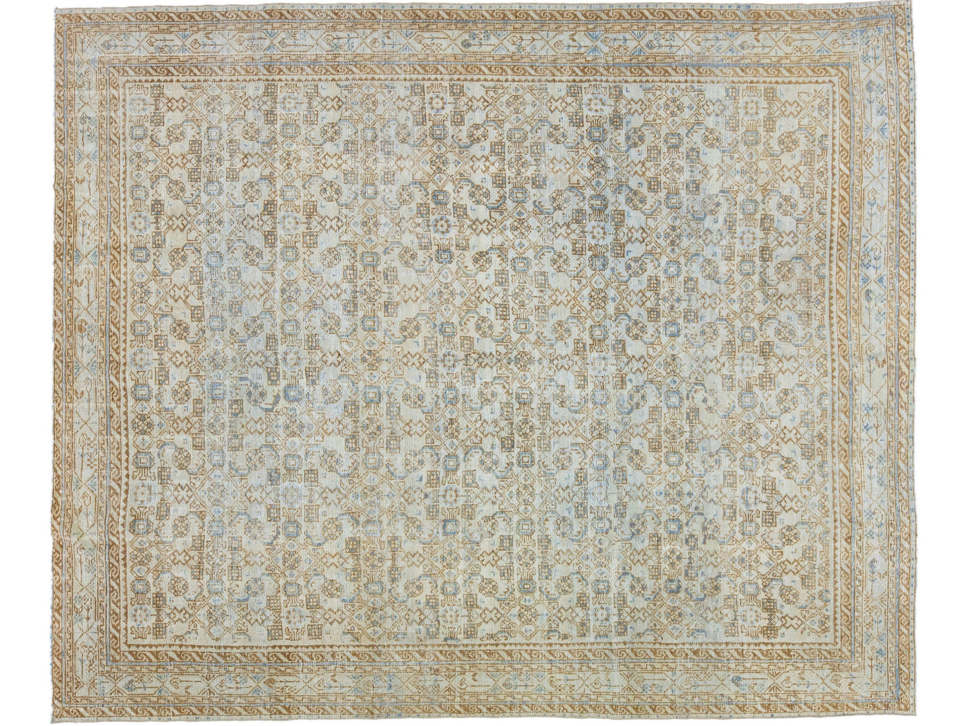 Antique Mahal Wool Rug 8 X 10