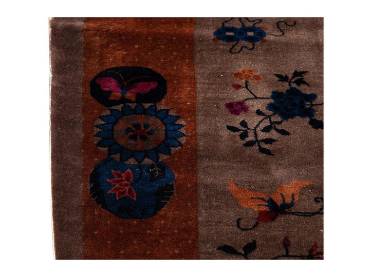 Antique Chinese Art Deco Wool Rug 8 X 10
