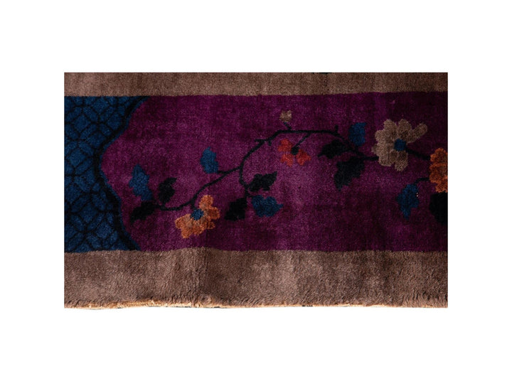 Antique Chinese Art Deco Wool Rug 8 X 10
