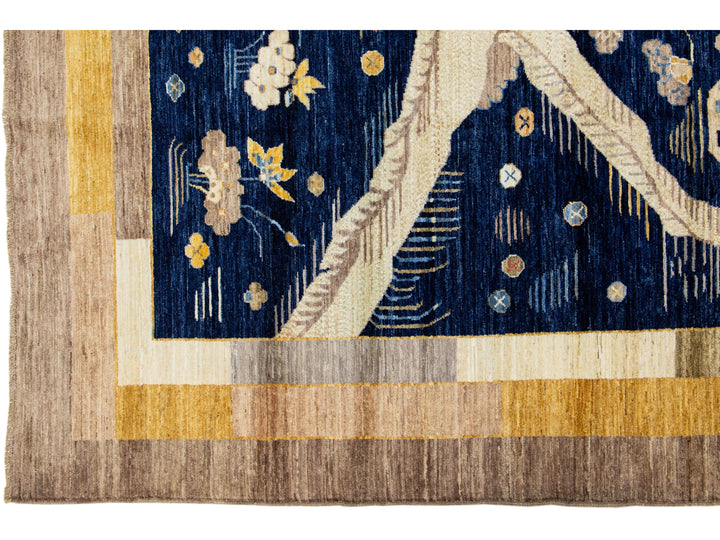 Modern Art Deco Chinese Rug 9 X 12