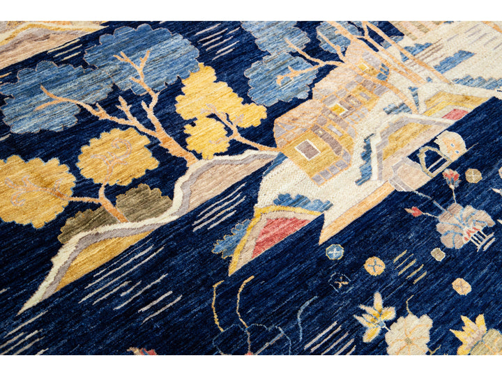 Modern Art Deco Chinese Rug 9 X 12