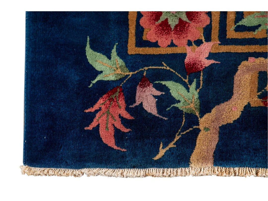 Antique Chinese Art Deco Wool Rug 9 X 11