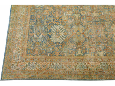 Antique Mahal Wool Rug 10 X 15