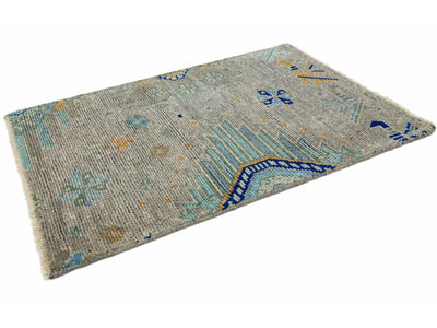 Transitional Khotan Style Custom Wool Rug