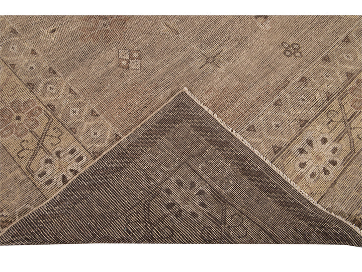 Modern Khotan Style Wool Rug 12 X 16