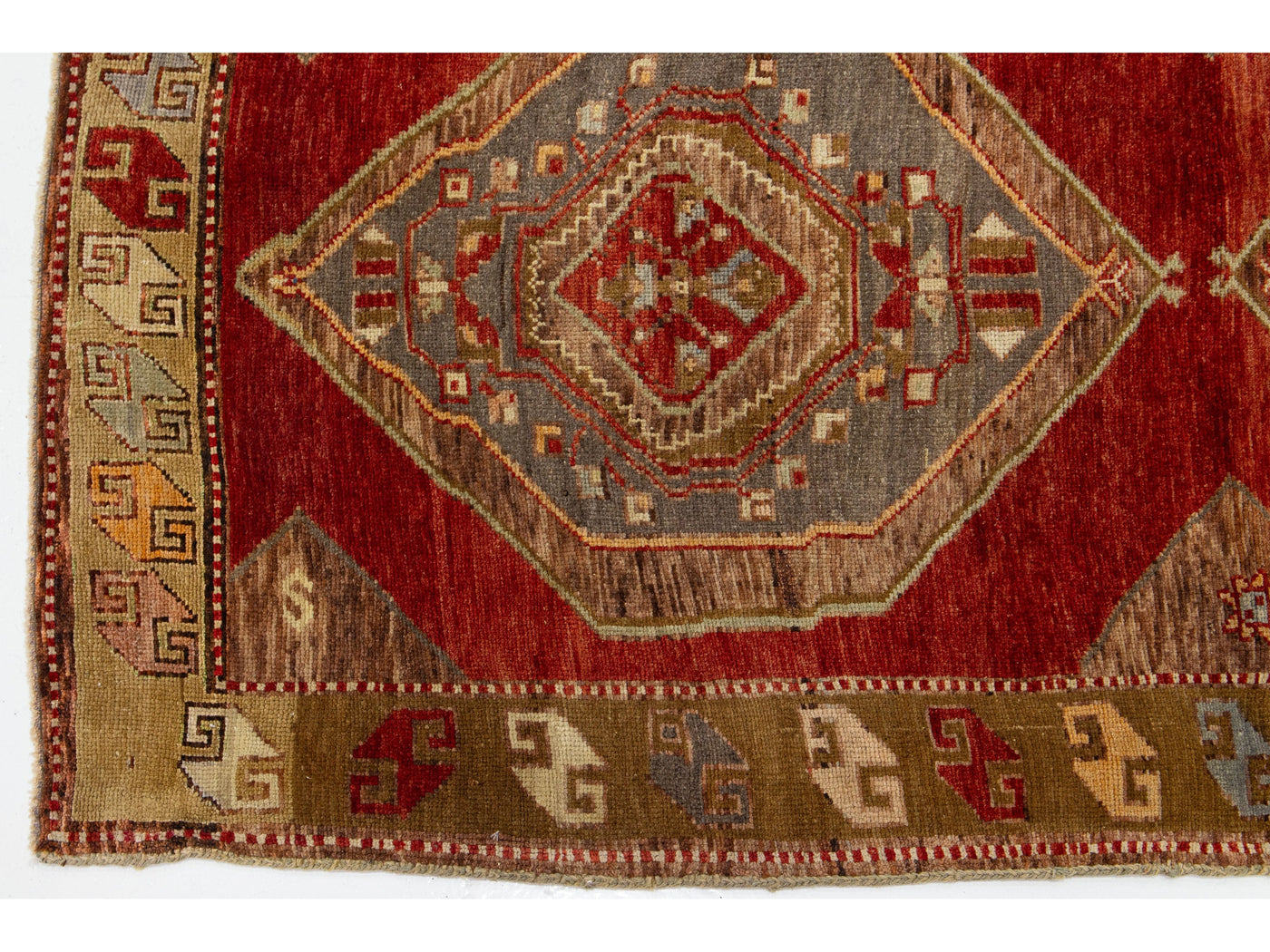 Vintage Turkish Wool Runner 4 X 13