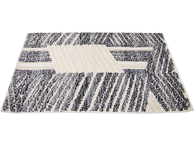 Modern Moroccan Style Custom Wool Rug