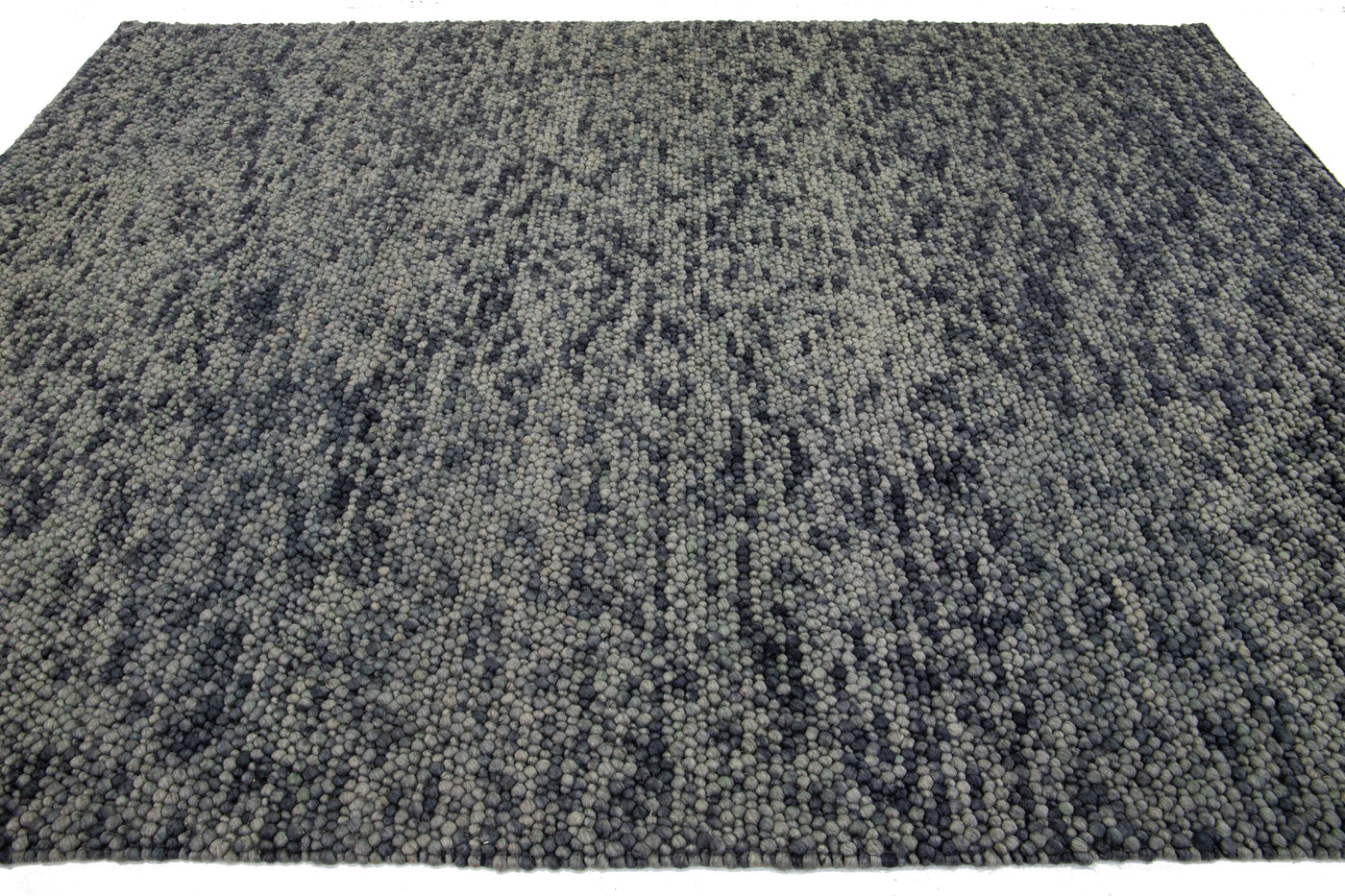 Modern Textured Wool Rug 8 X 11