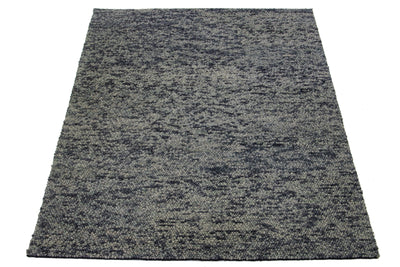 Modern Textured Wool Rug 8 X 11