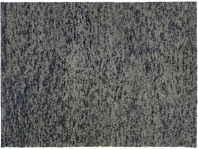 Modern Textured Wool Rug 8 X 11