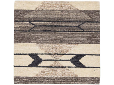 Modern Geometric Custom Wool Rug