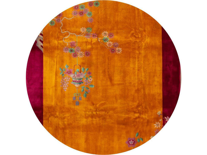 Antique Art Deco Chinese Rug 9 X 11