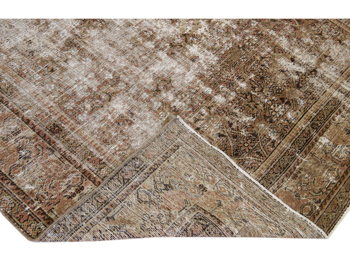 Antique Hamadan Wool Runner 6 X 16