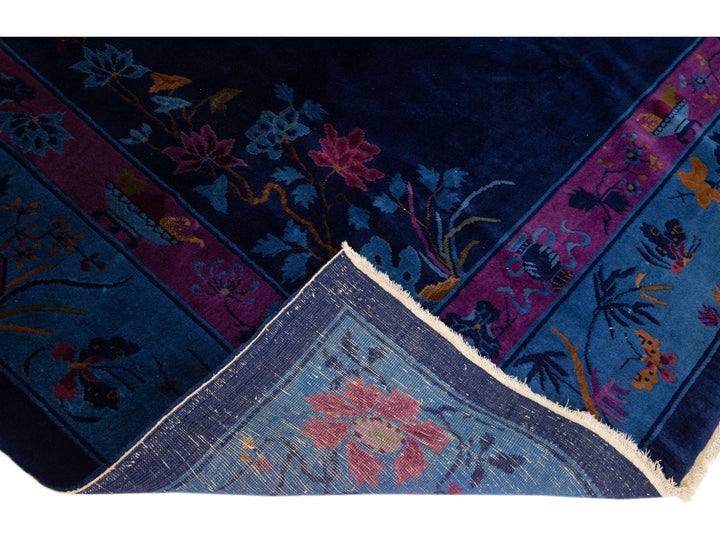 Antique Art Deco Chinese Rug 9 X 12