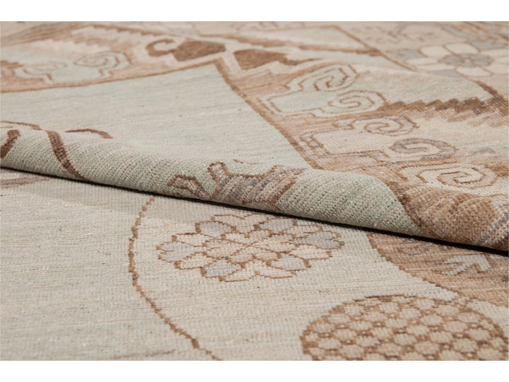 Modern Khotan Style Wool Rug 12 X 20