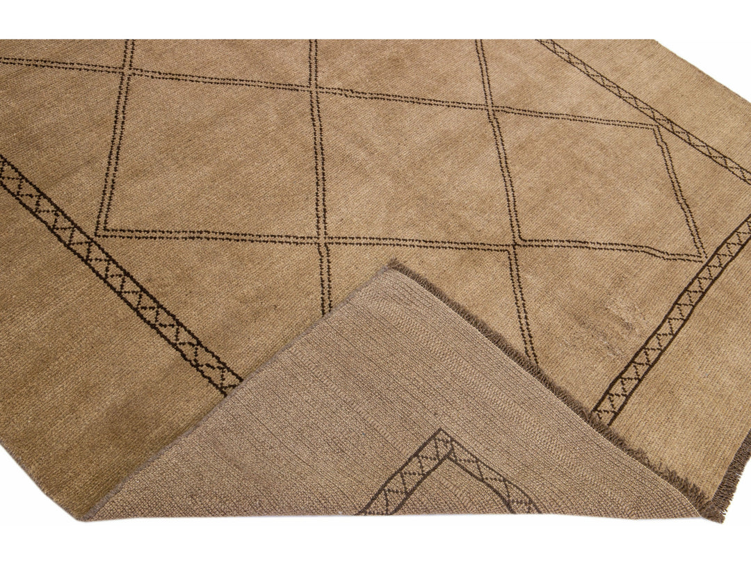 Modern Moroccan Wool Rug 7 X 8