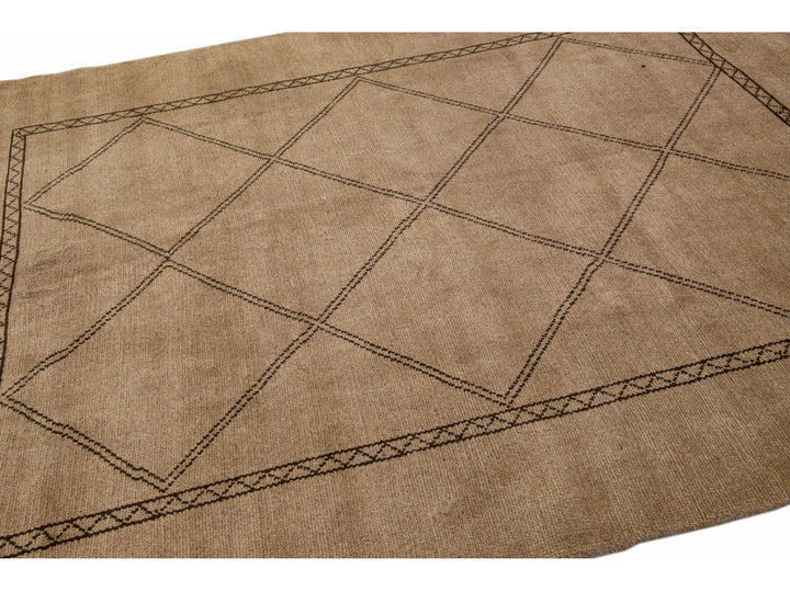 Modern Moroccan Wool Rug 7 X 8