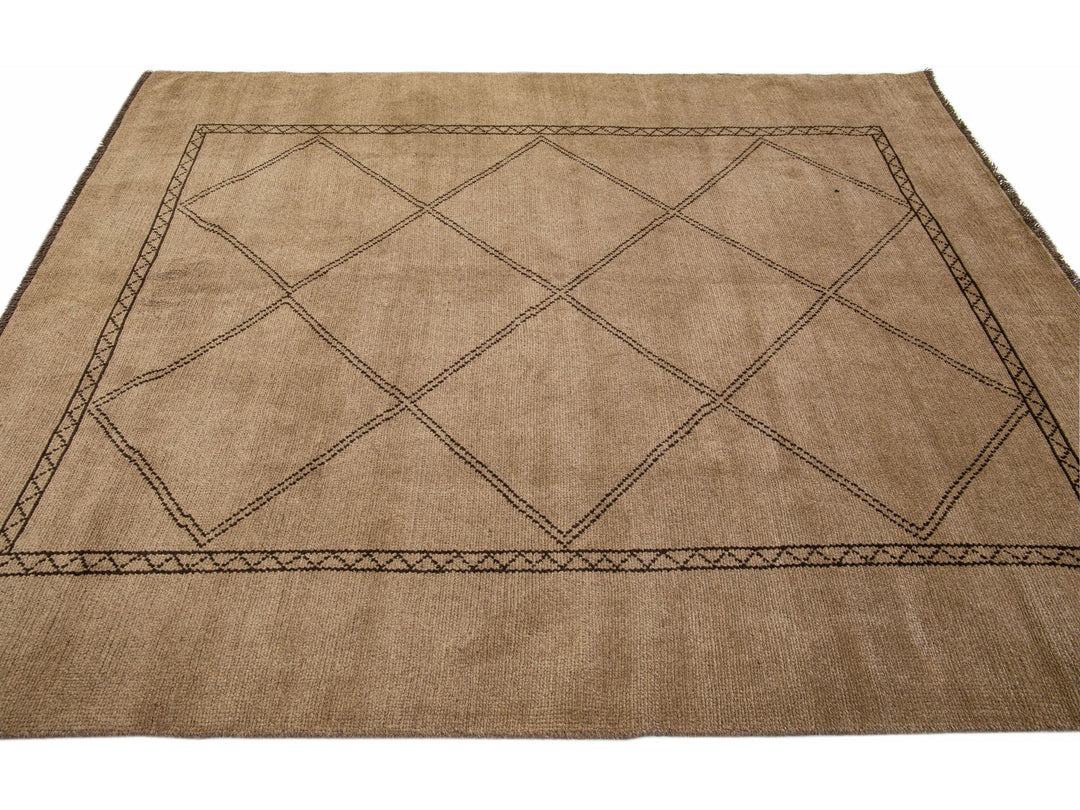 Modern Moroccan Wool Rug 7 X 8