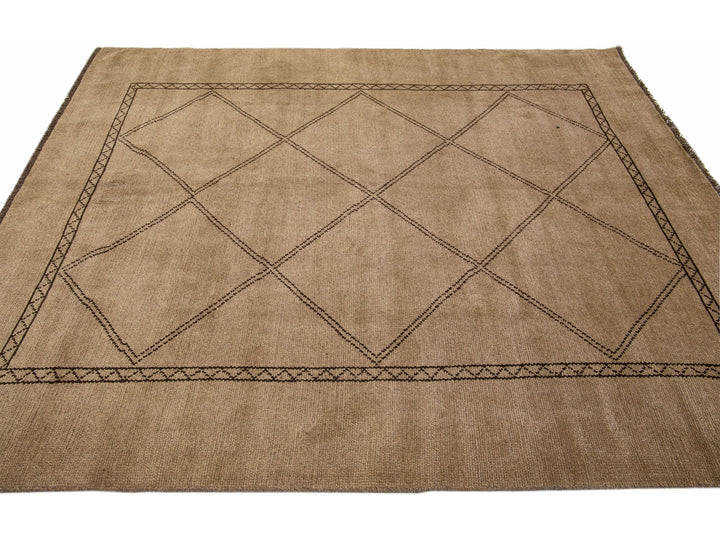 Modern Moroccan Wool Rug 7 X 8