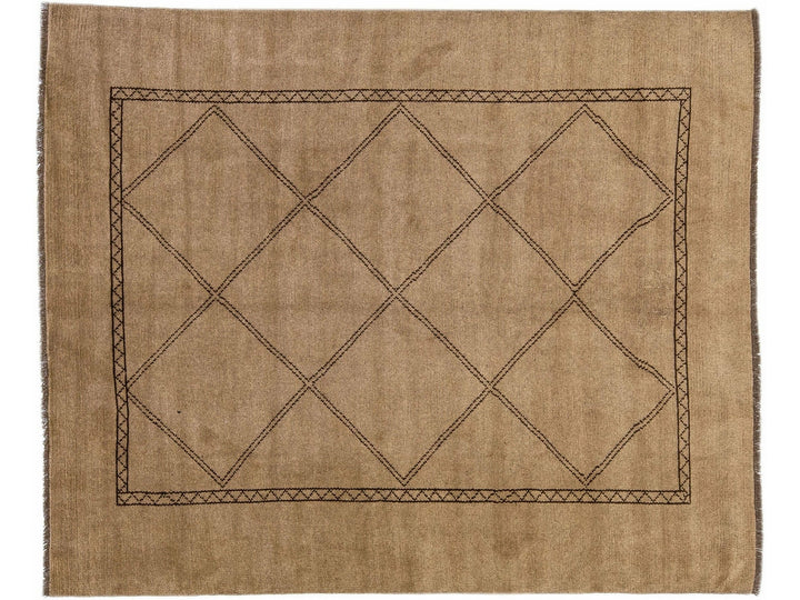 Modern Moroccan Wool Rug 7 X 8