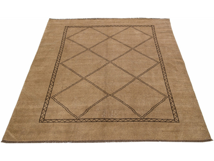 Modern Moroccan Wool Rug 7 X 8